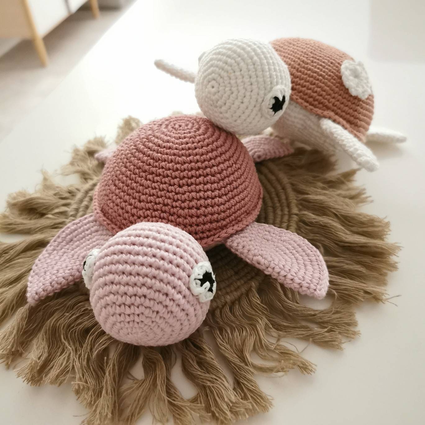 Schildkrötenspieluhr Spieluhr Handmade Taufgeschenk Baby Mobile Schildkröte