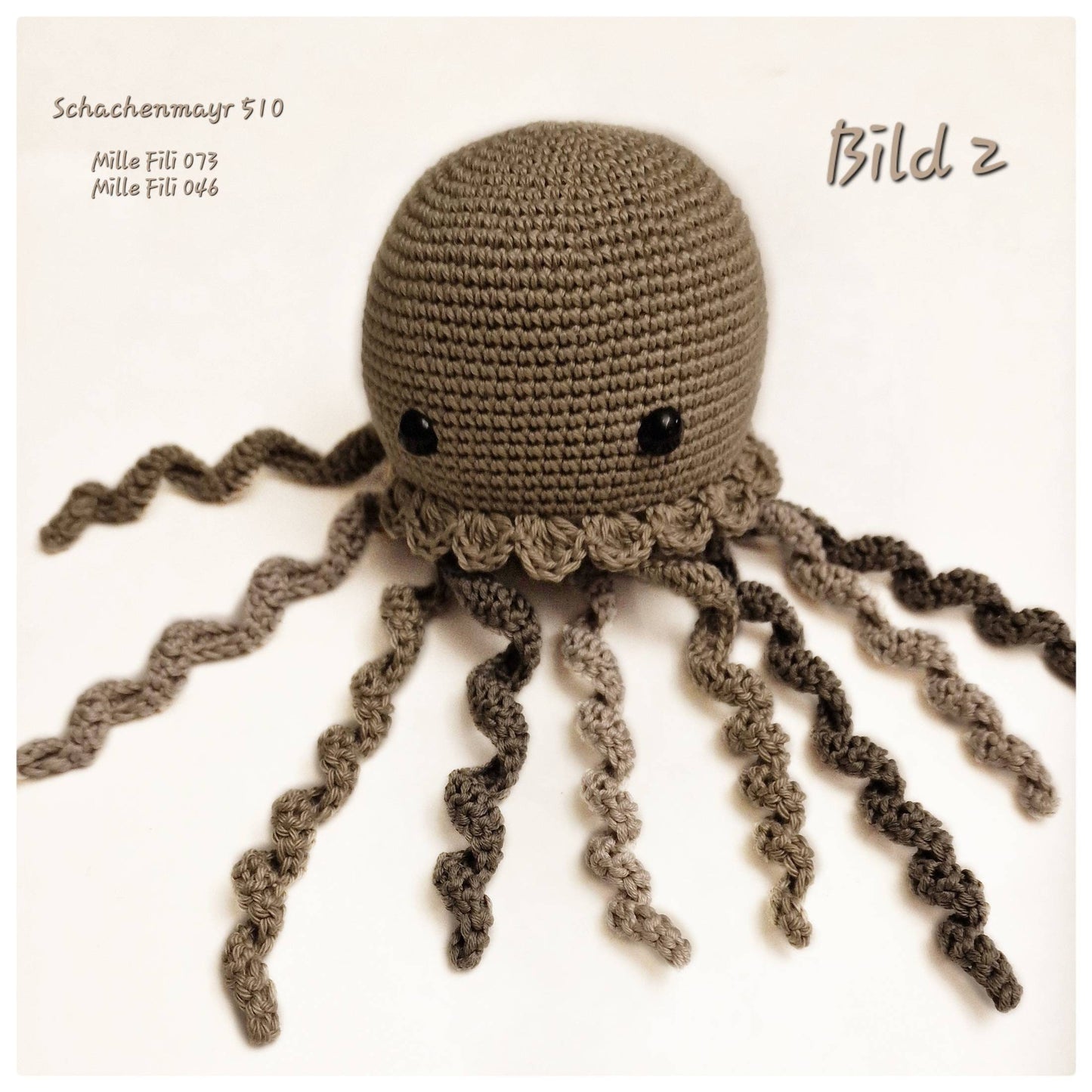 Boîte à musique méduses au crochet Boîte à musique au crochet avec la mélodie souhaitée